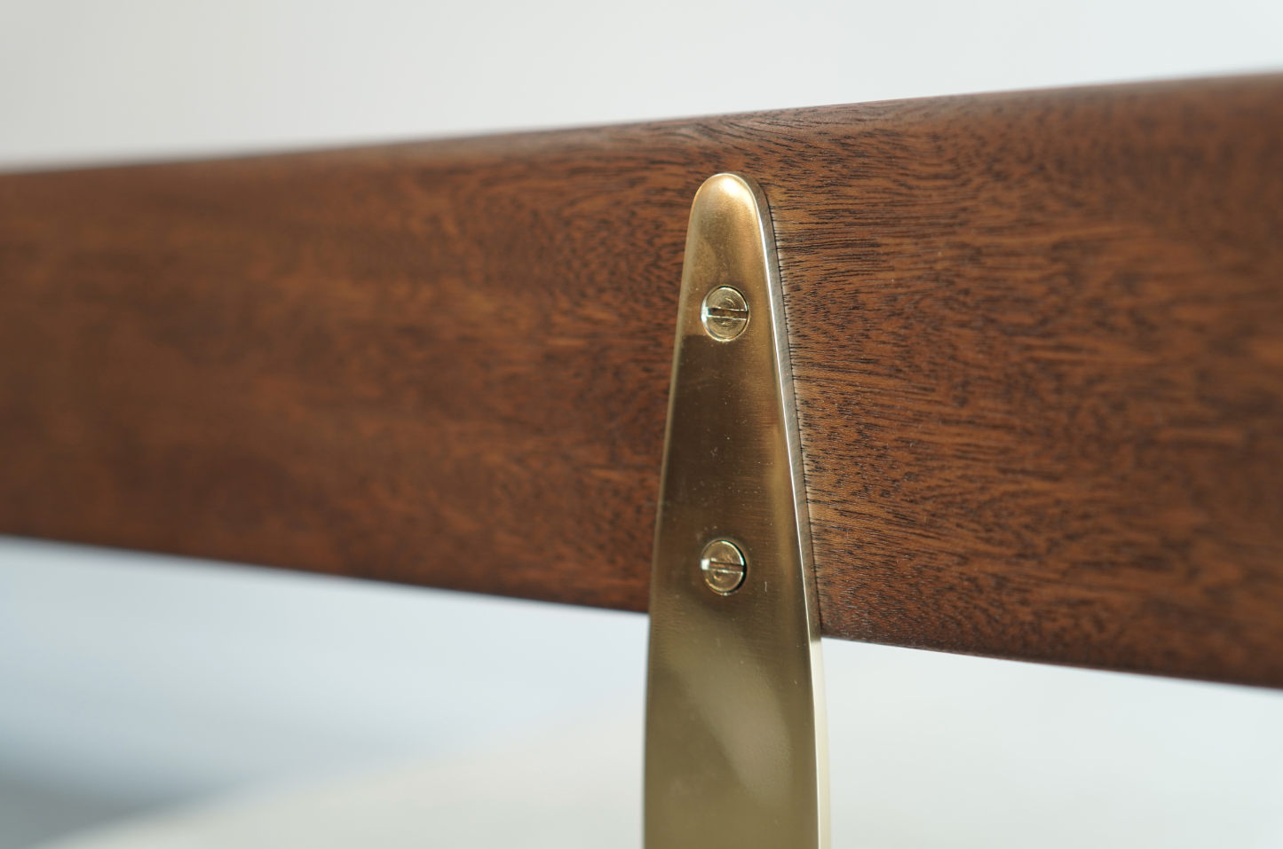 Mahogany and Brass Daybed by Harvey Probber, C. 1950s