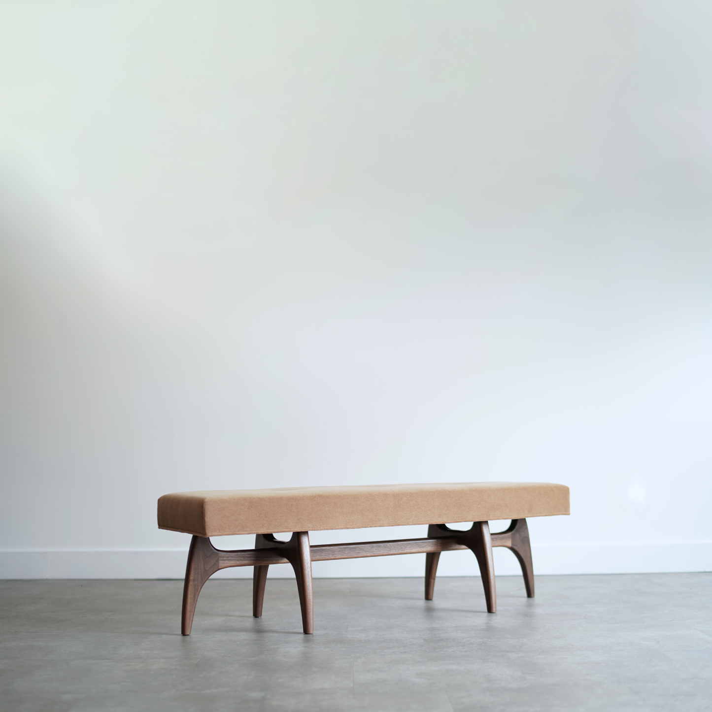 Odyssey Bench in Natural Walnut