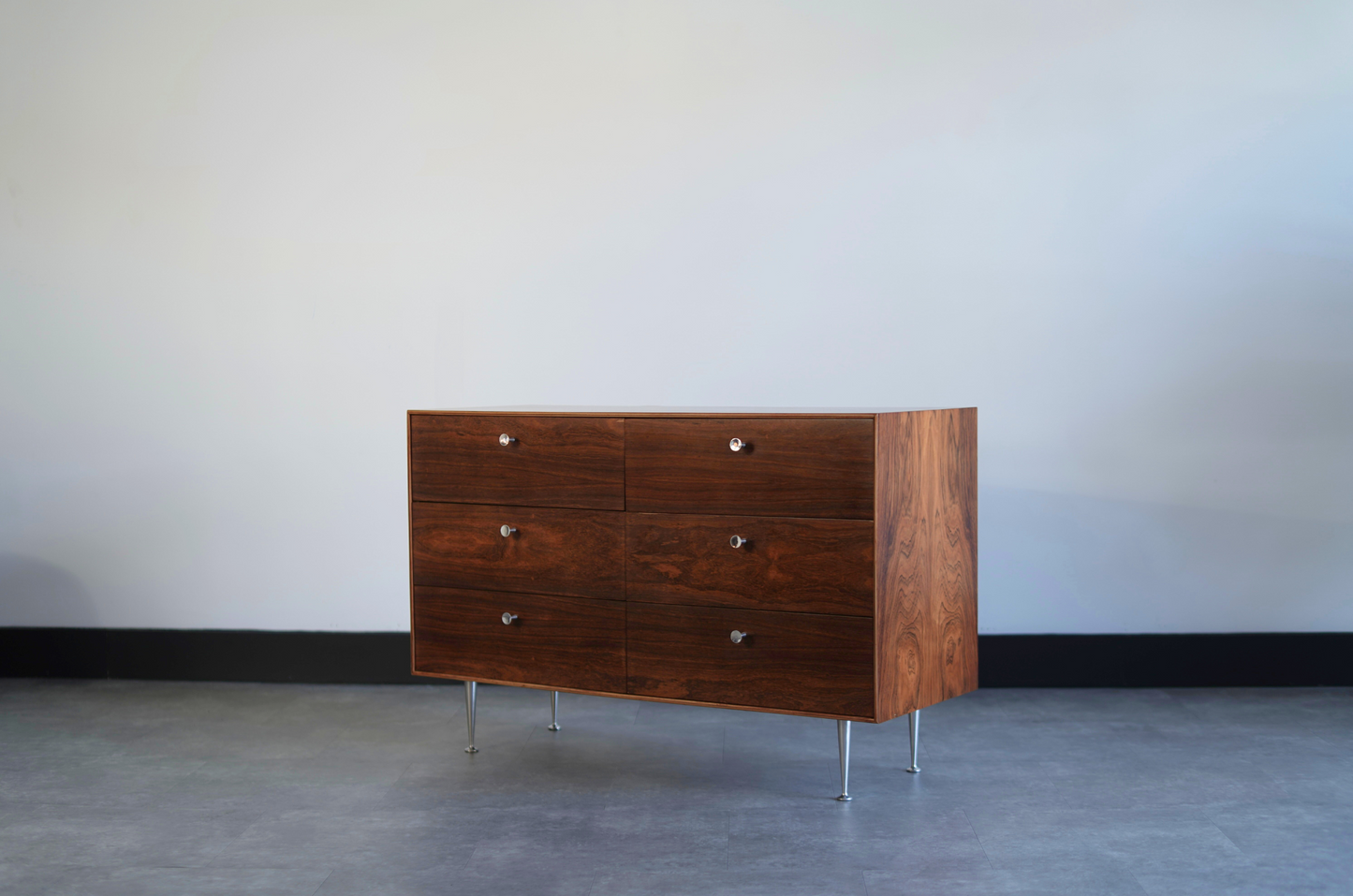 Rosewood Thin Edge Dresser by George Nelson for Herman Miller, C. 1950s