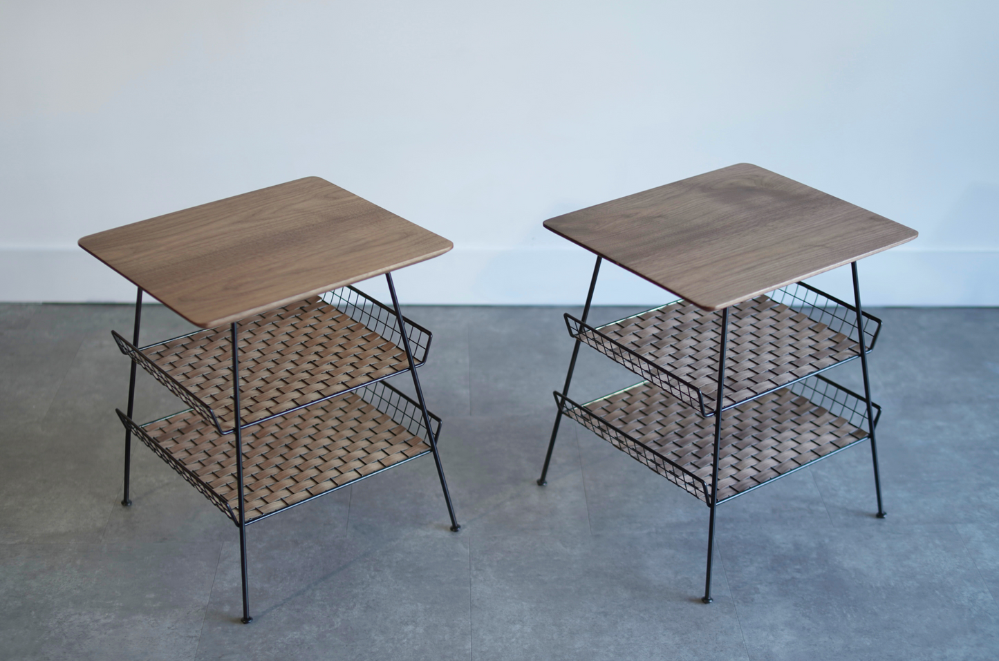 Industrial Set of End Tables by Tony Paul, C. 1960s