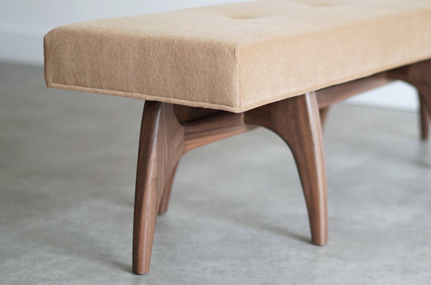 Odyssey Bench in Natural Walnut