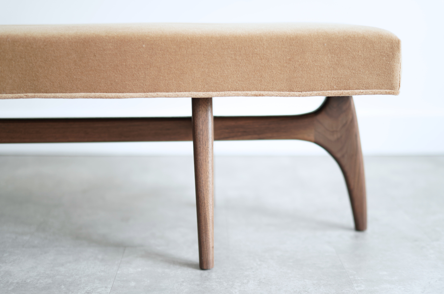 Odyssey Bench in Natural Walnut
