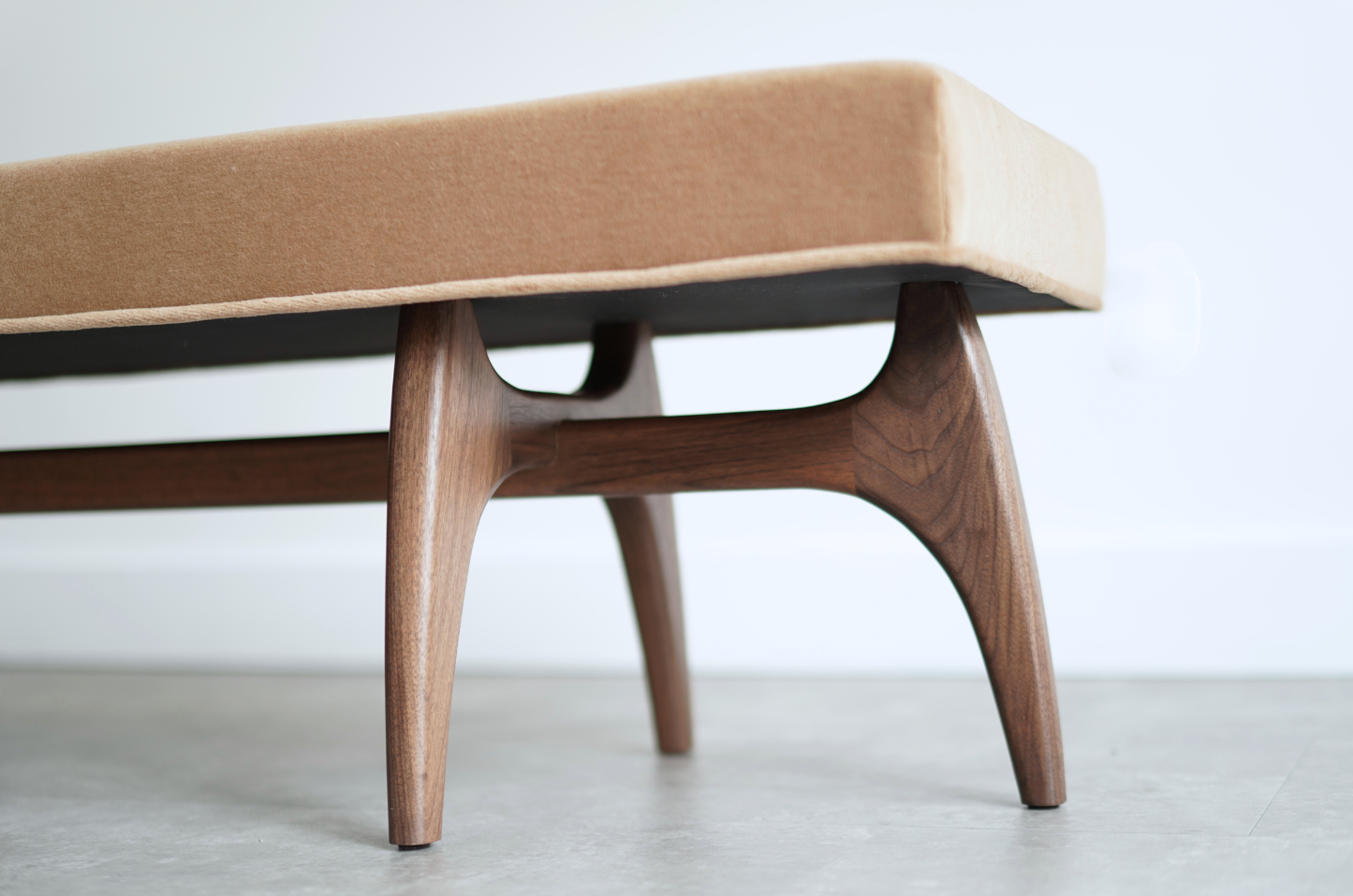 Odyssey Bench in Natural Walnut