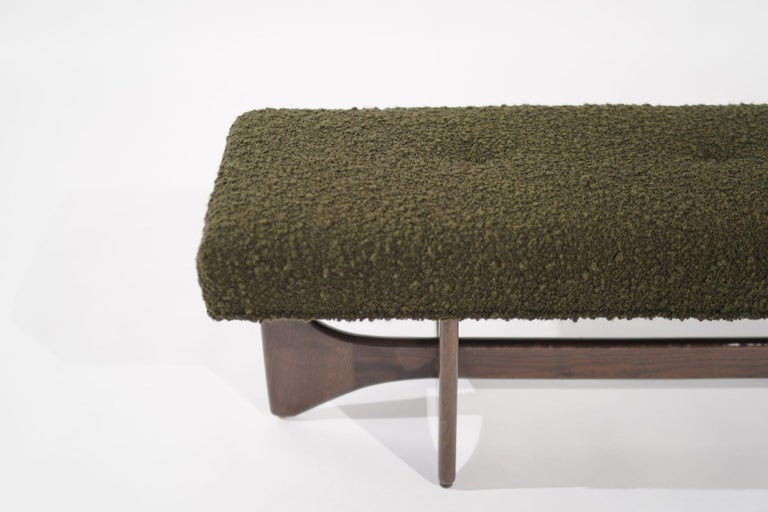 Artisanal Bench in Dark Walnut