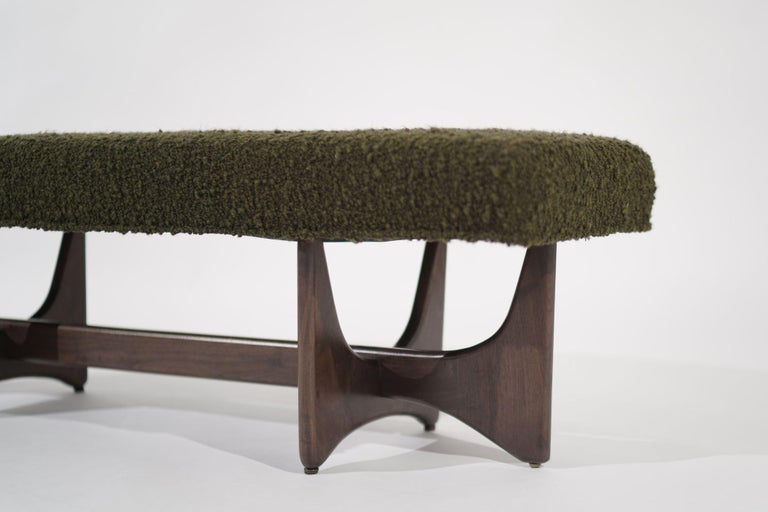 Artisanal Bench in Dark Walnut