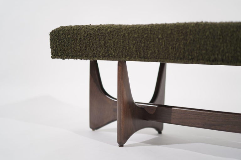 Artisanal Bench in Dark Walnut