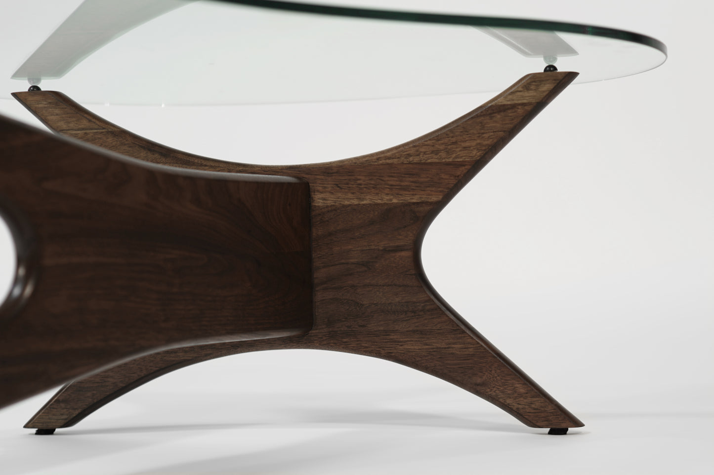 Asymmetrical Walnut Cocktail Table by Adrian Pearsall, C. 1950s
