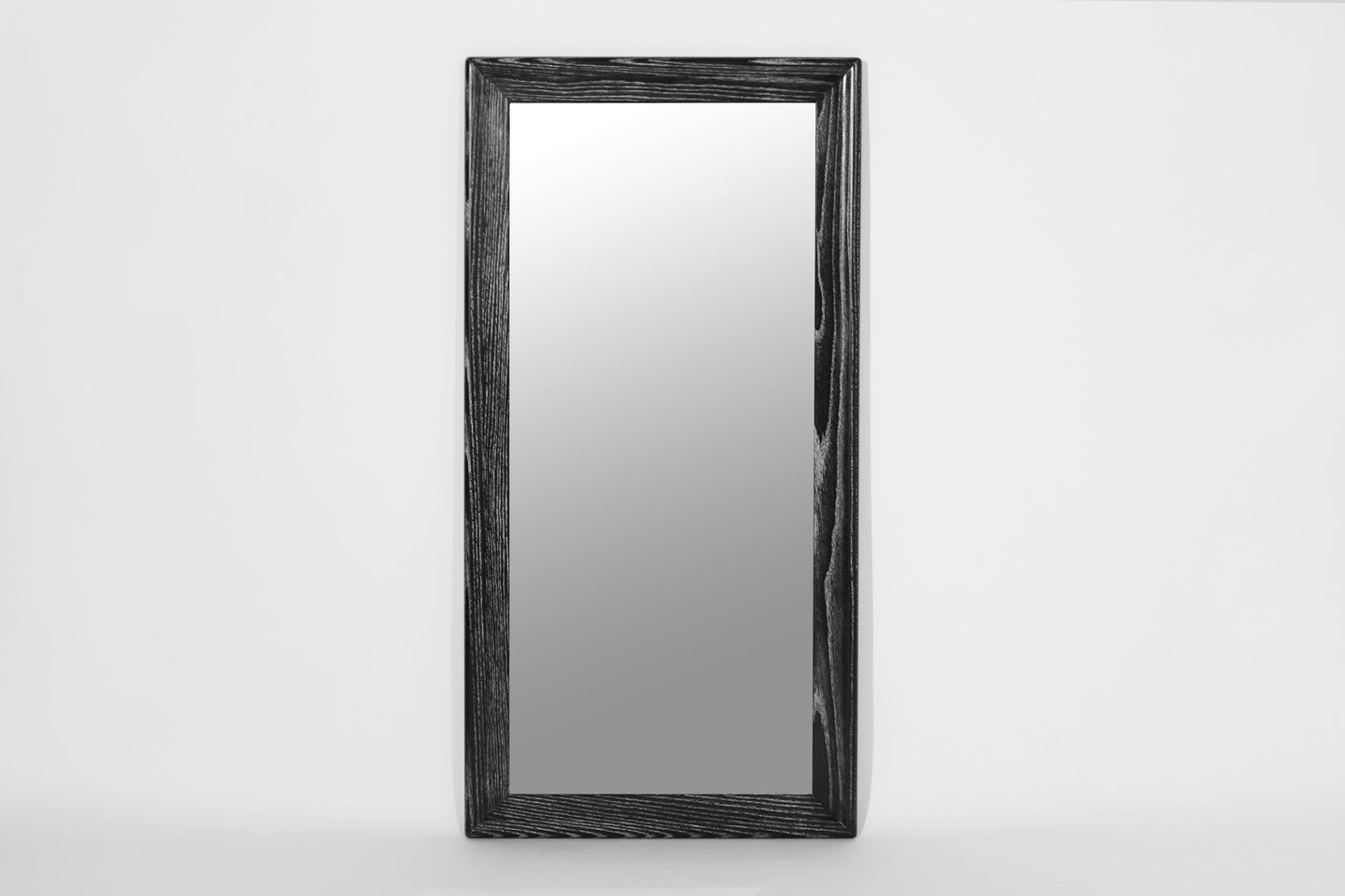 Modernist Limed Oak Rectangular Mirror, Circa 1960s