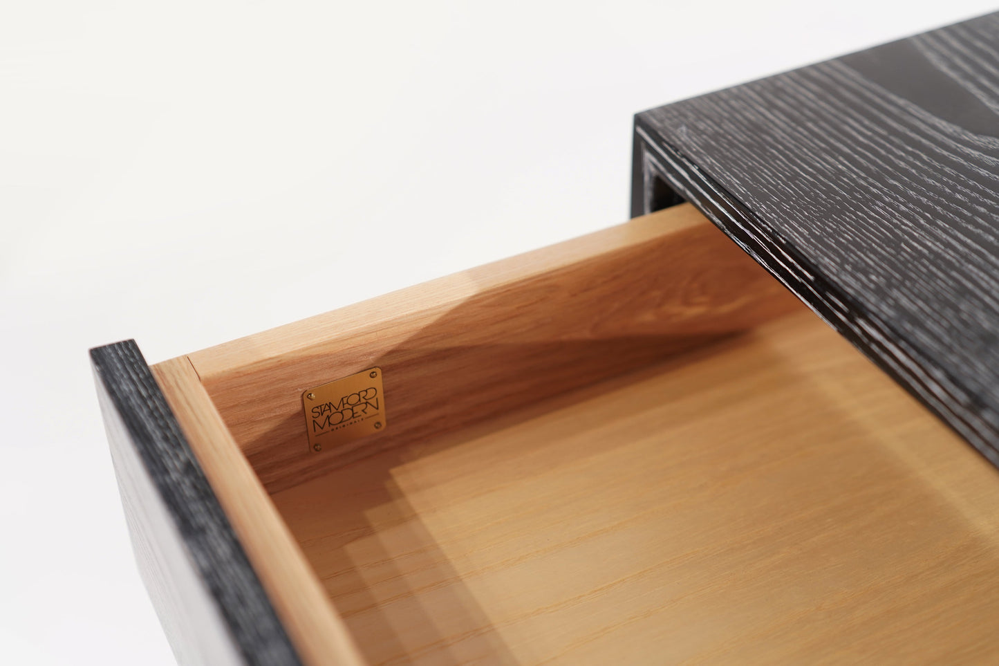 Sputnik Console Table in Black Ceruse