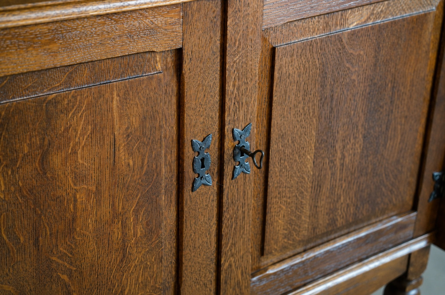 Pair of Danish Oak Cabinets Attributed to Henning Kjærnulf, Denmark, c. 1960s