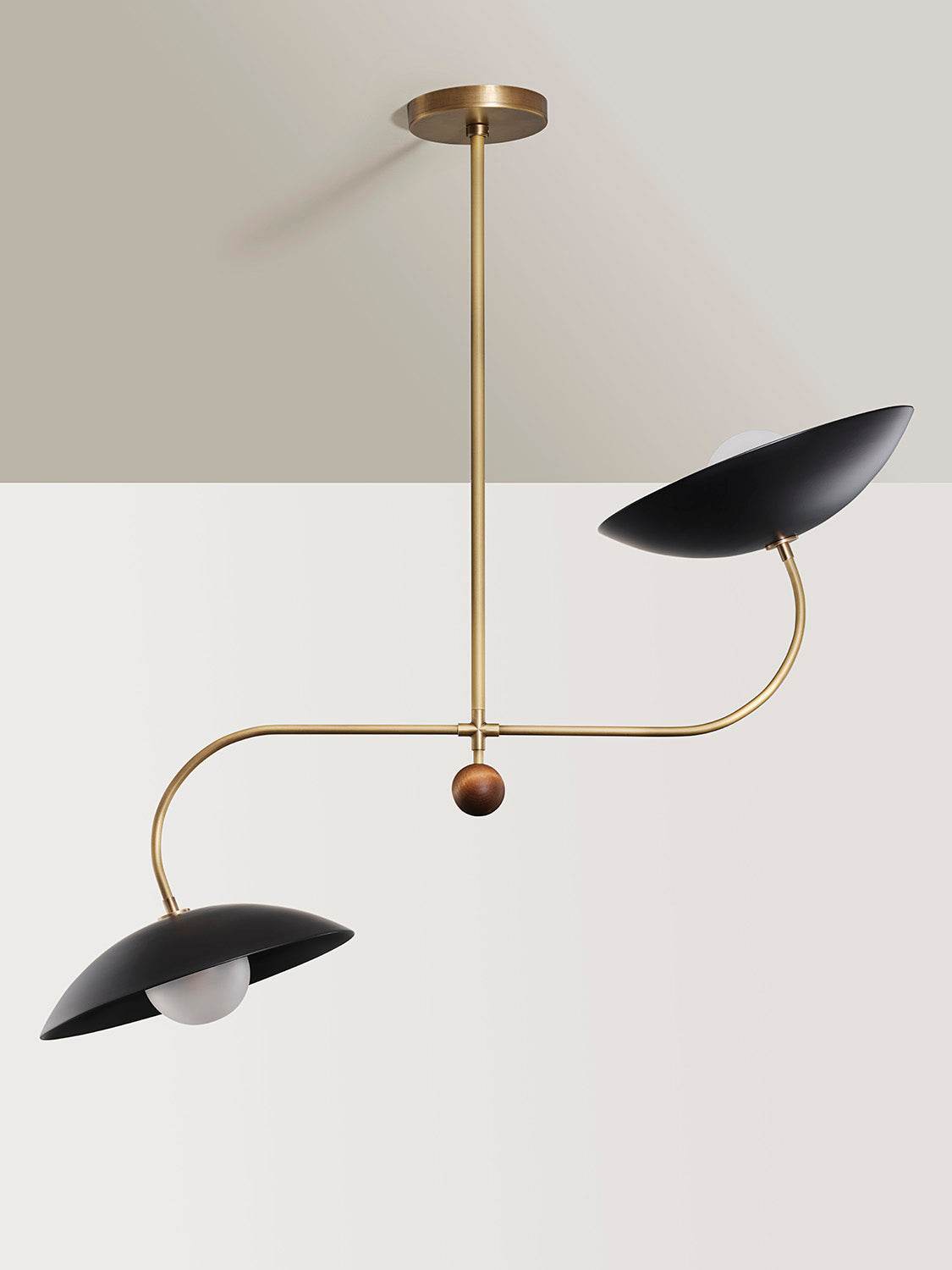 Dahlia (Natural Brass, Black, Walnut)