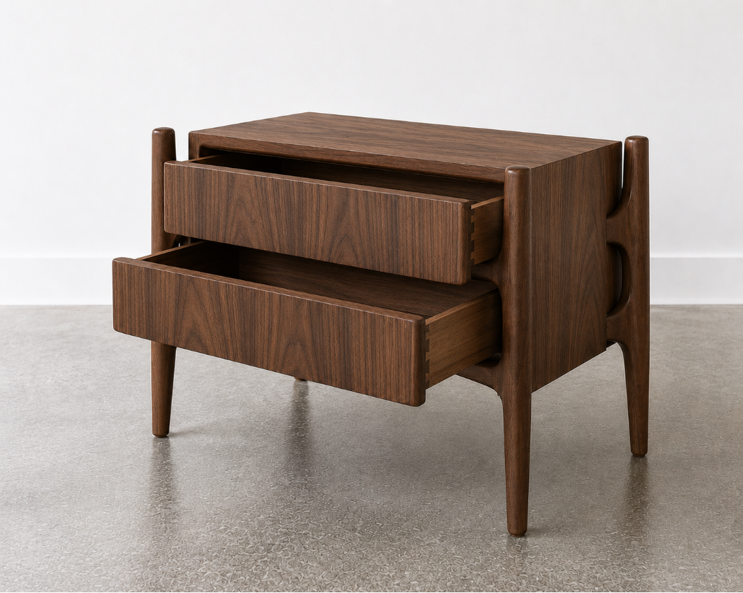 Floatline Nightstand in Special Walnut