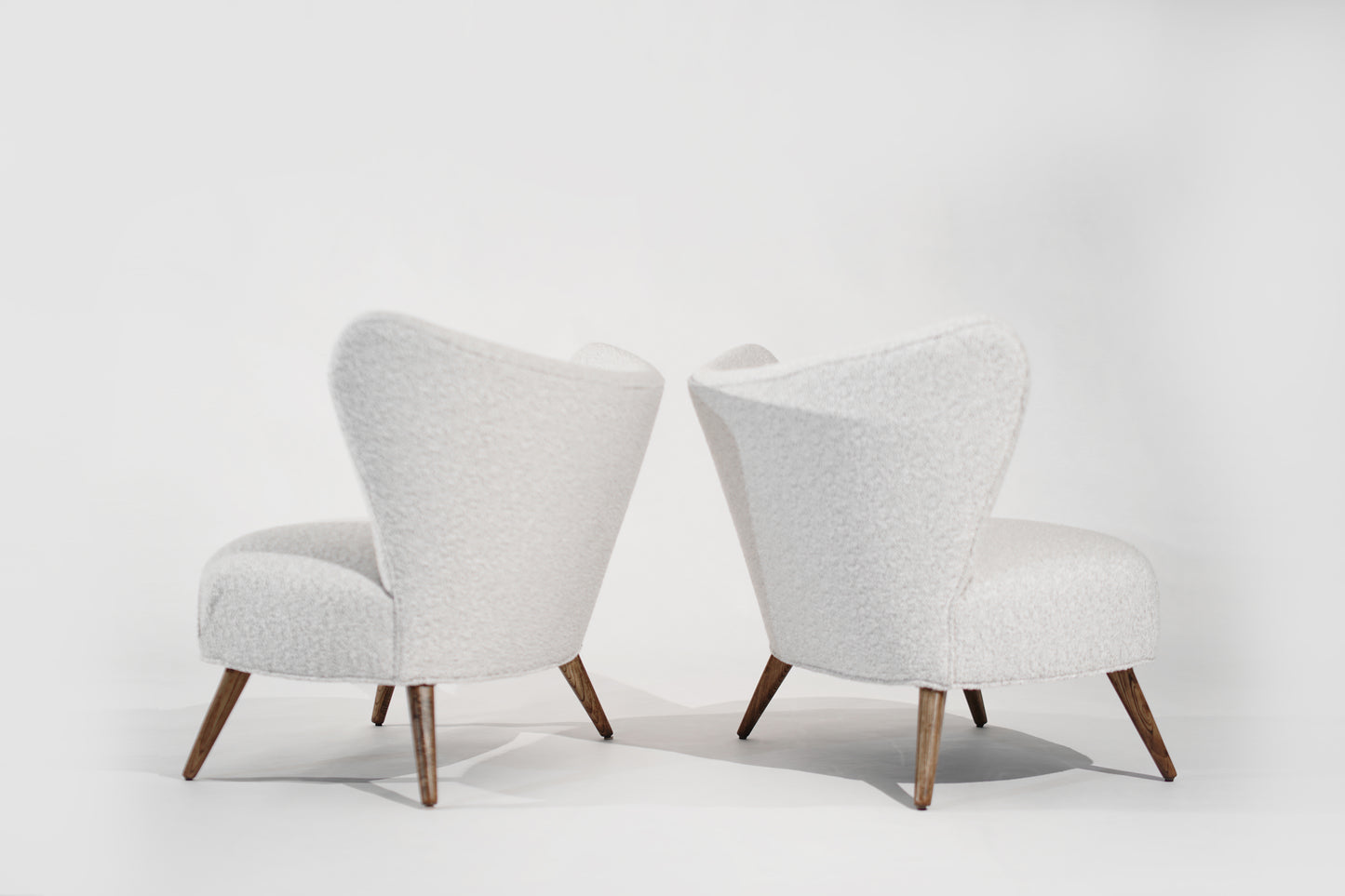 Scandinavian Modern Wingback Lounges, Denmark, C. 1950s