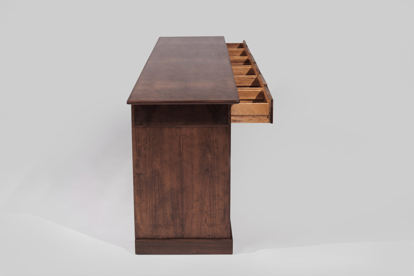 Milo Baughman for Directional Walnut Burl Credenza, C. 1960s