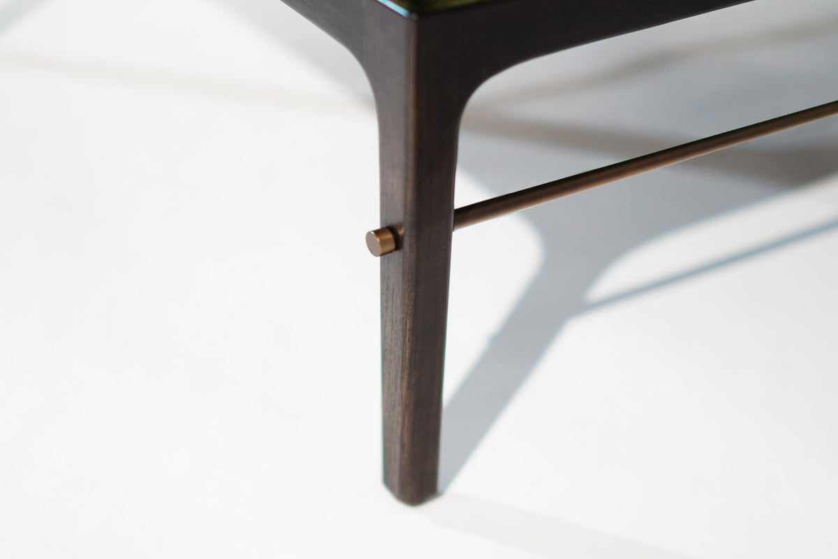 Linear Daybed Series 60 in Espresso and Bronze