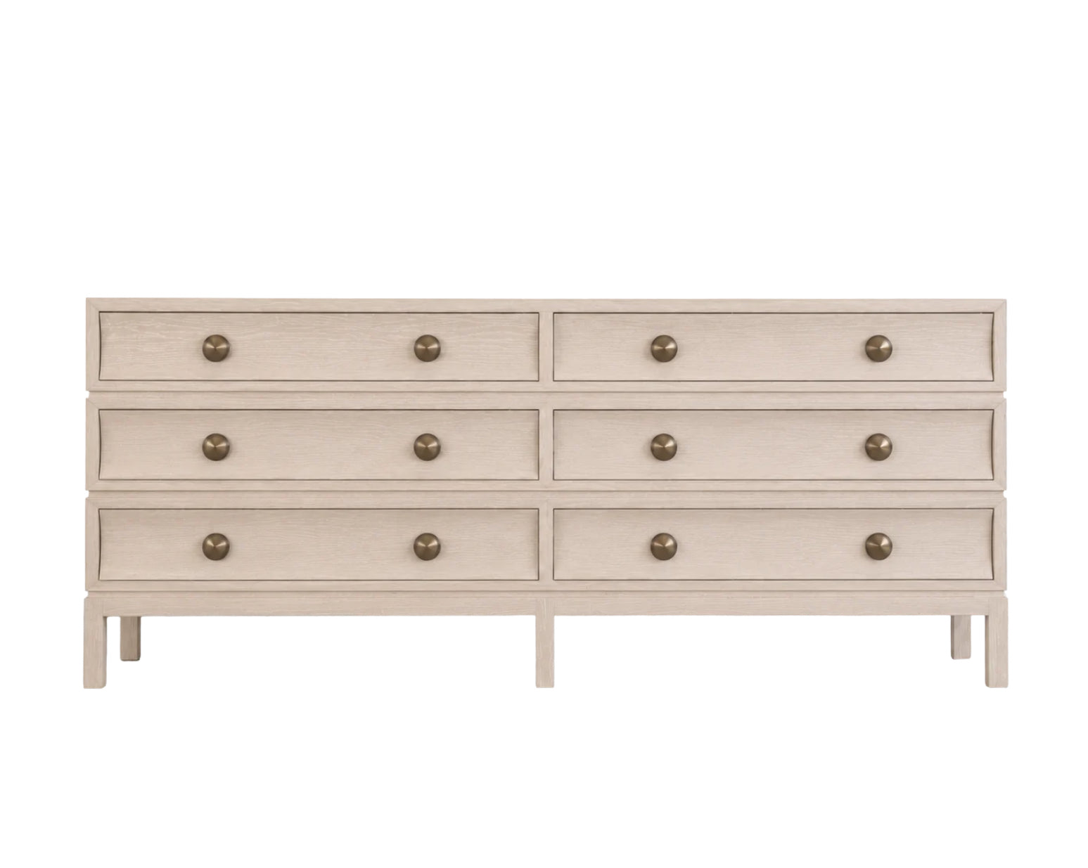 Stacked Dresser in White Oak