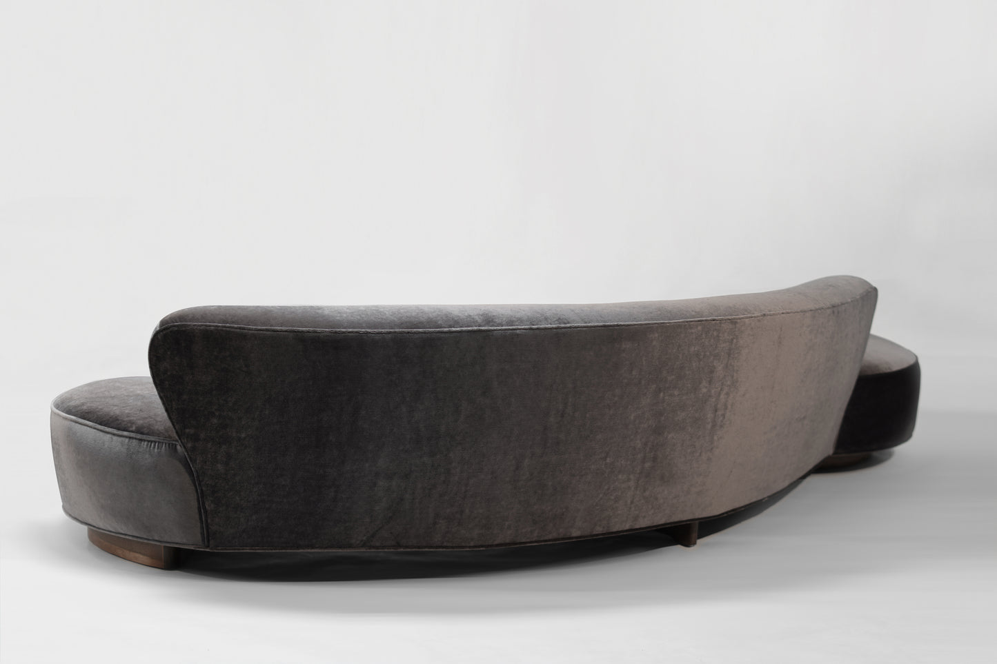Serpentine Sofa by Vladimir Kagan in Mohair, Model 150BS, 2000s