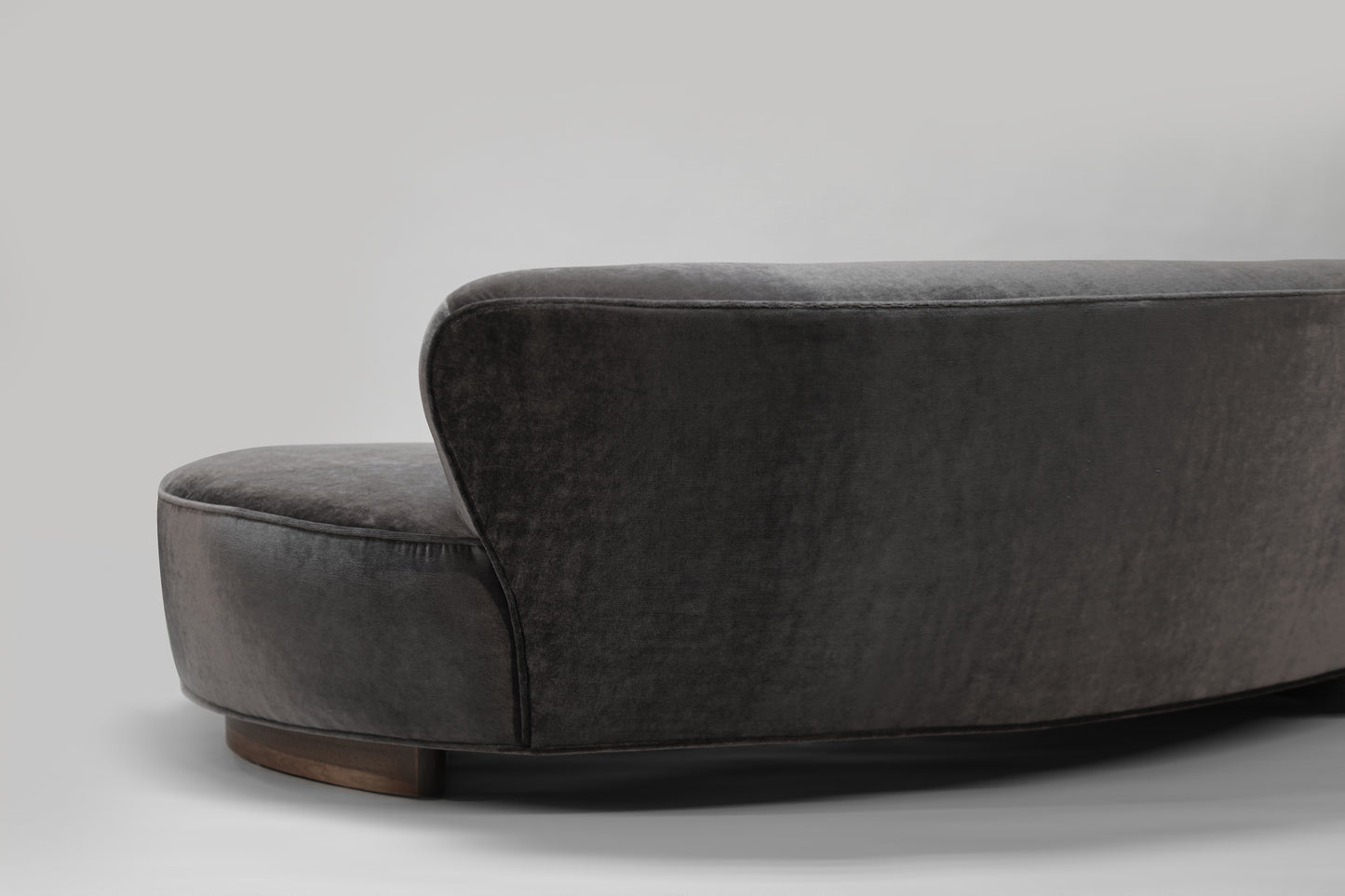 Serpentine Sofa by Vladimir Kagan in Mohair, Model 150BS, 2000s