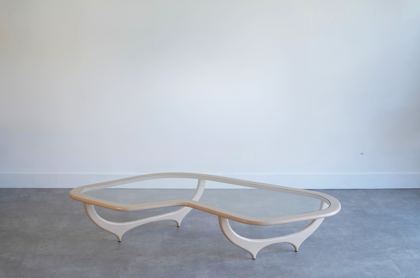 Contour Coffee Table in White Oak