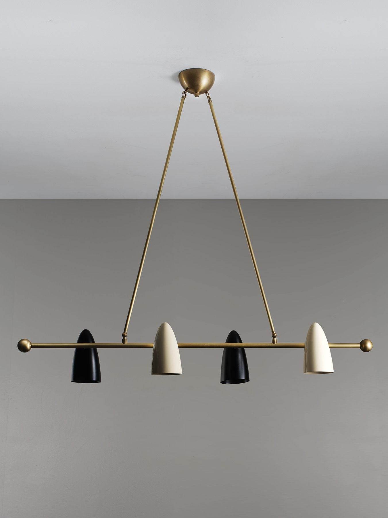 Calyx (Crema, Black, Natural Brass)