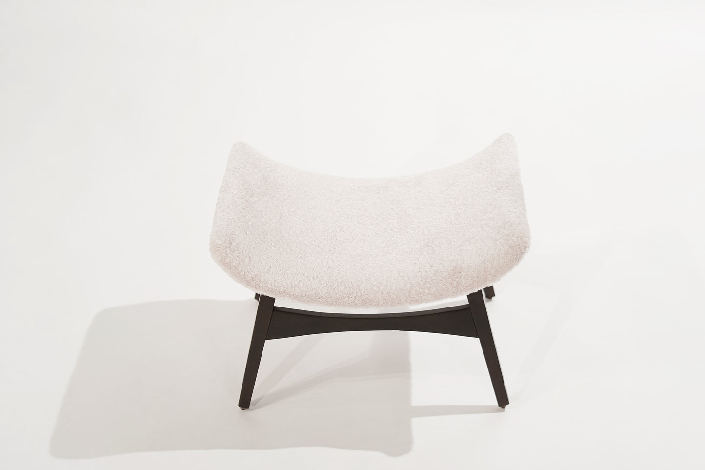Danish Modern Walnut Footstool, C. 1950s