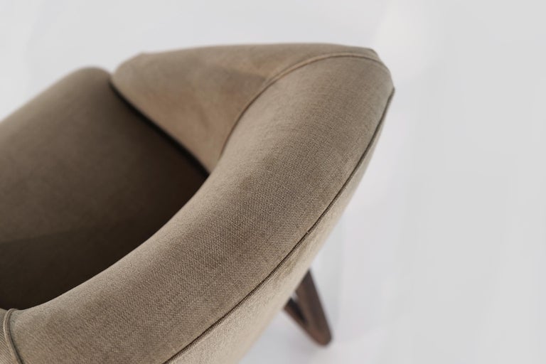 Modernist Sculptural Lounge Chairs by Erwin Lambeth, C. 1950s