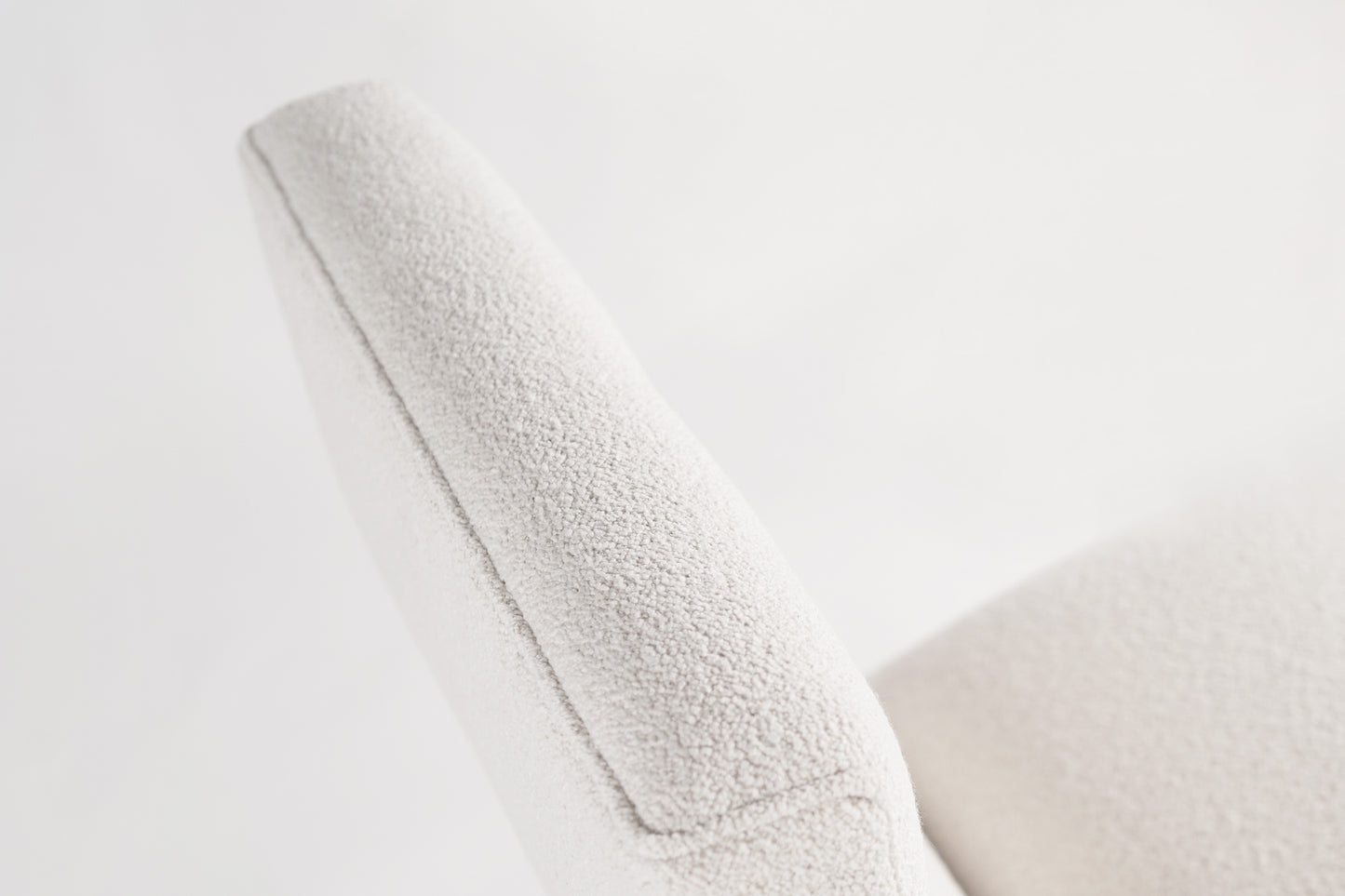 Classic Slipper Chairs by Jens Risom in Bouclé, circa 1950s