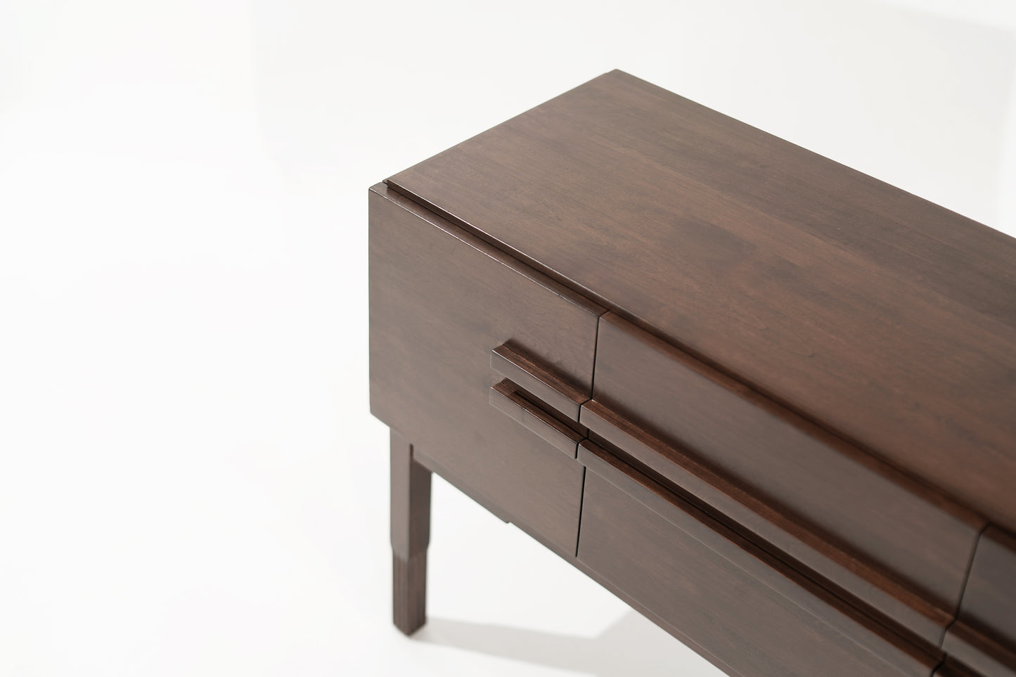 Walnut Console Table by John Stuart, 1950s