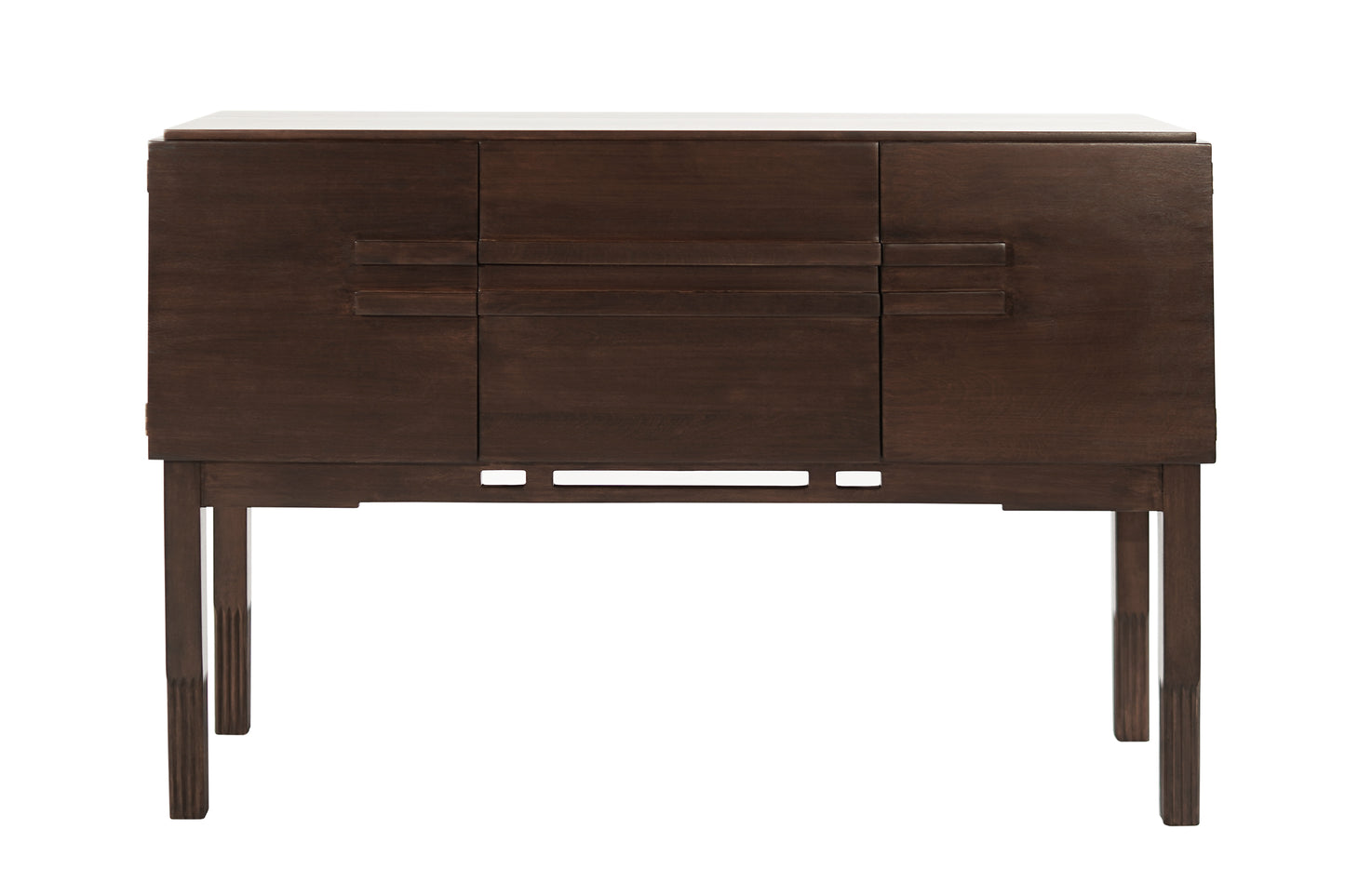 Walnut Console Table by John Stuart, 1950s