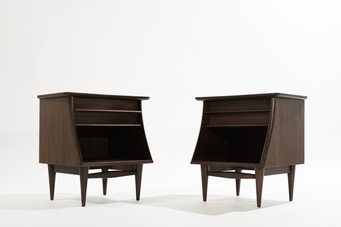 Walnut End Table by Kent Coffey, 1950s