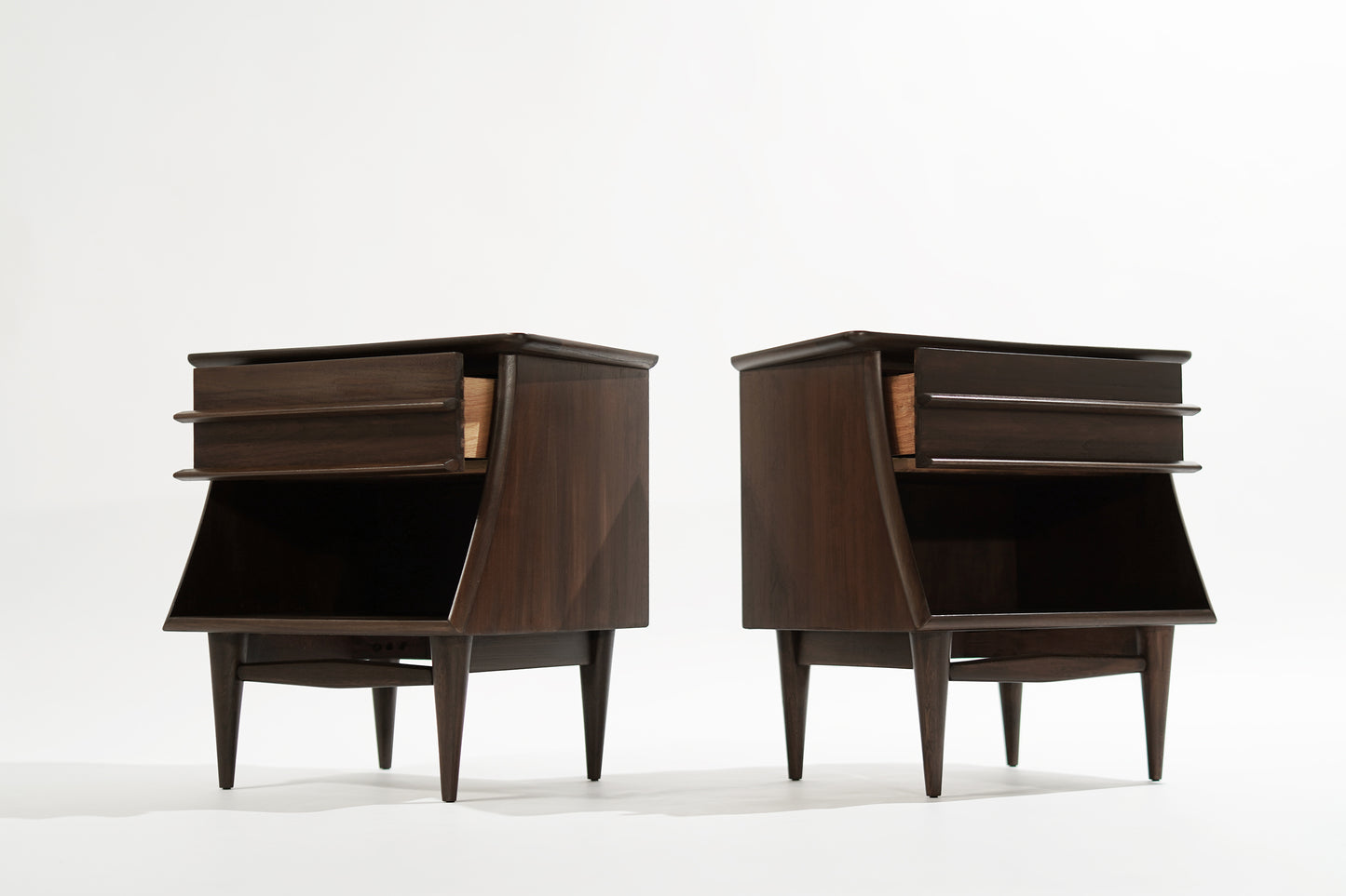 Walnut End Table by Kent Coffey, 1950s