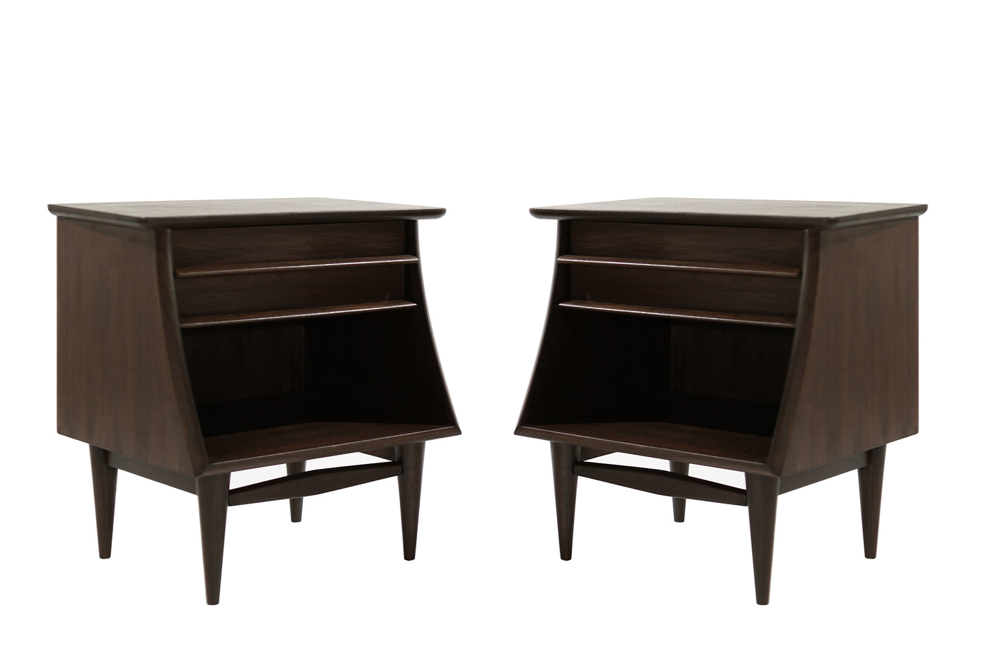 Walnut End Table by Kent Coffey, 1950s