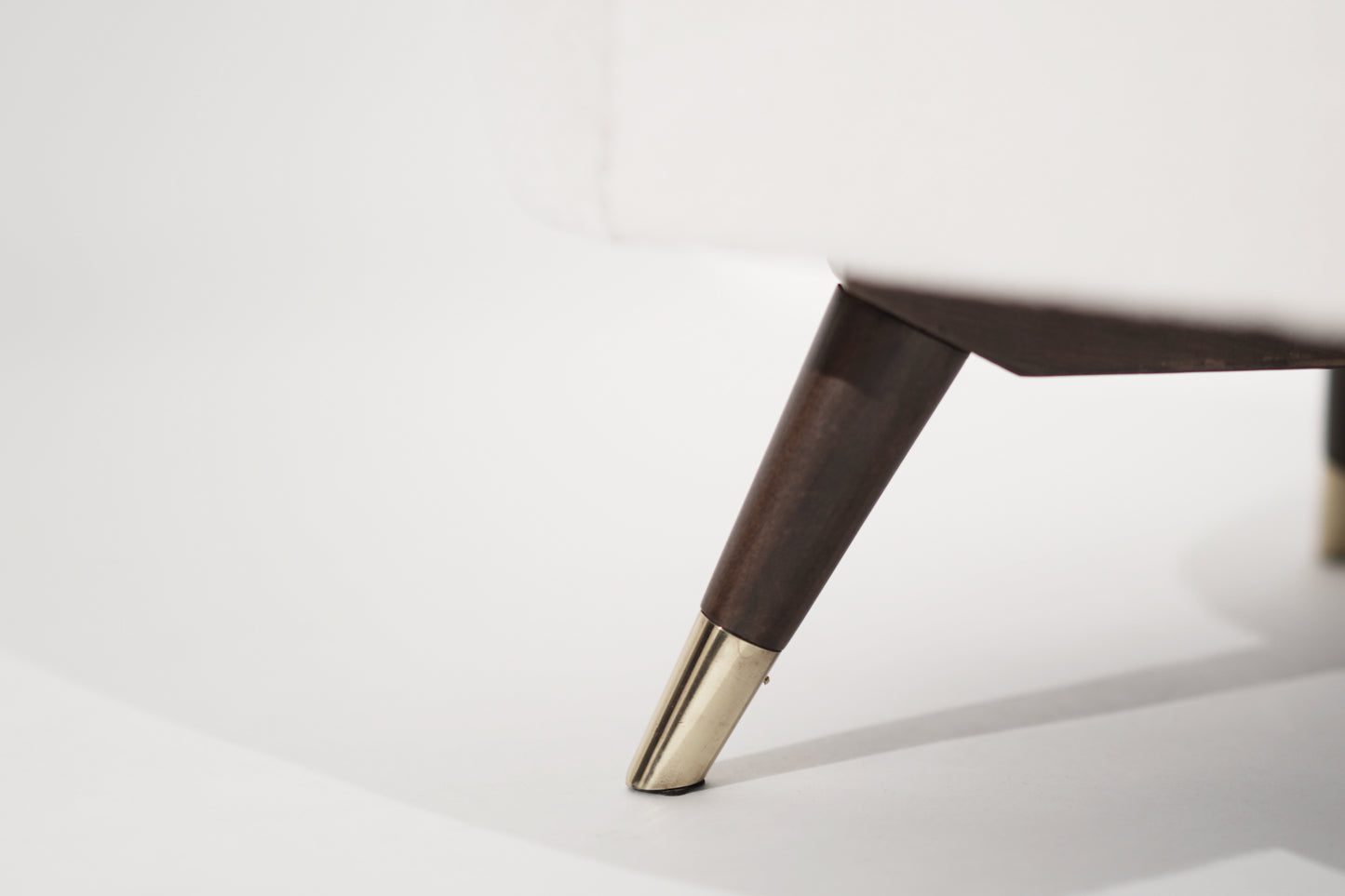 Set of Mid-Century Modern Swivel Chairs in Bouclé, circa 1950s