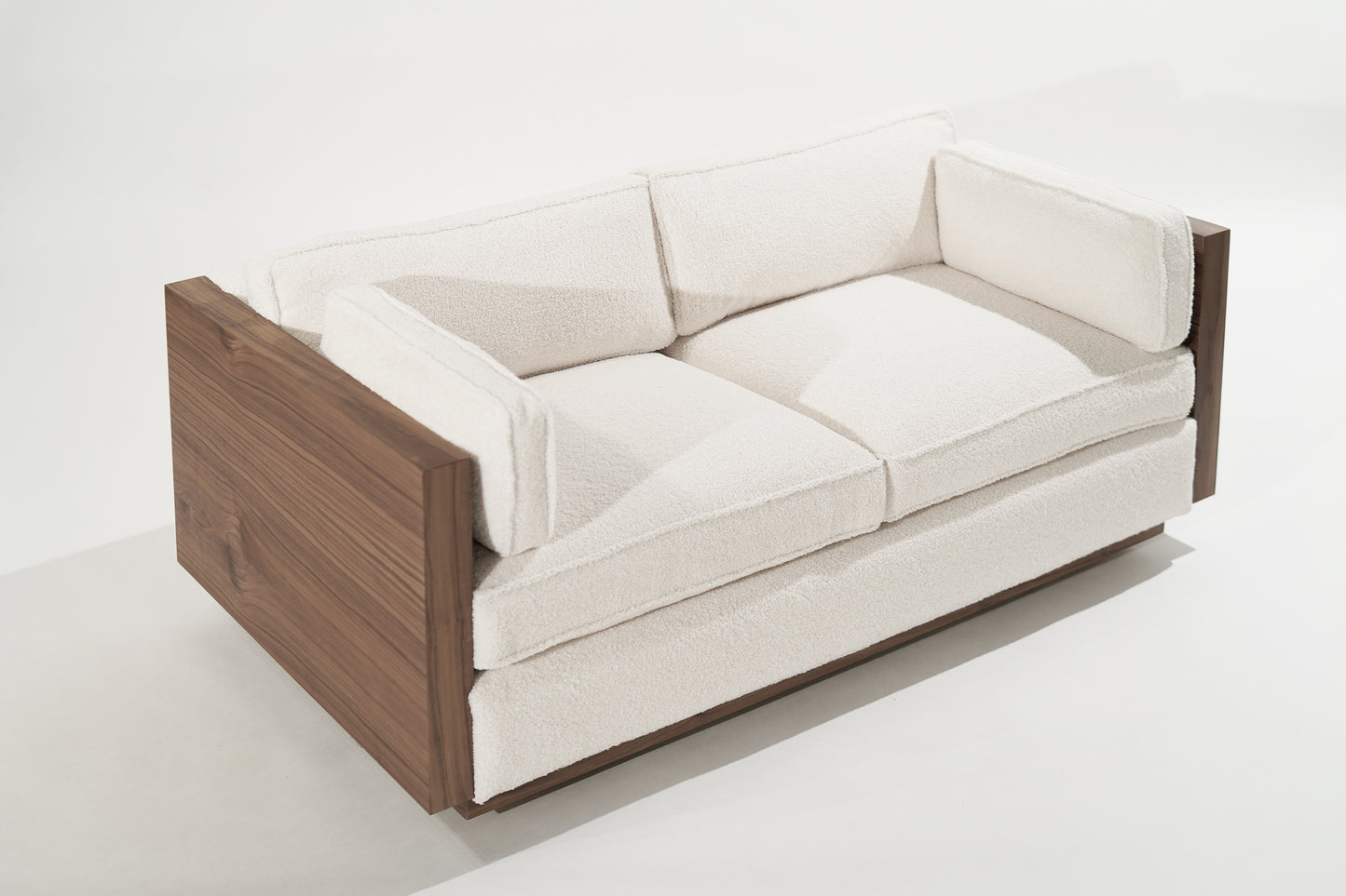 Walnut Case Loveseat by Metropolitan, 1950s