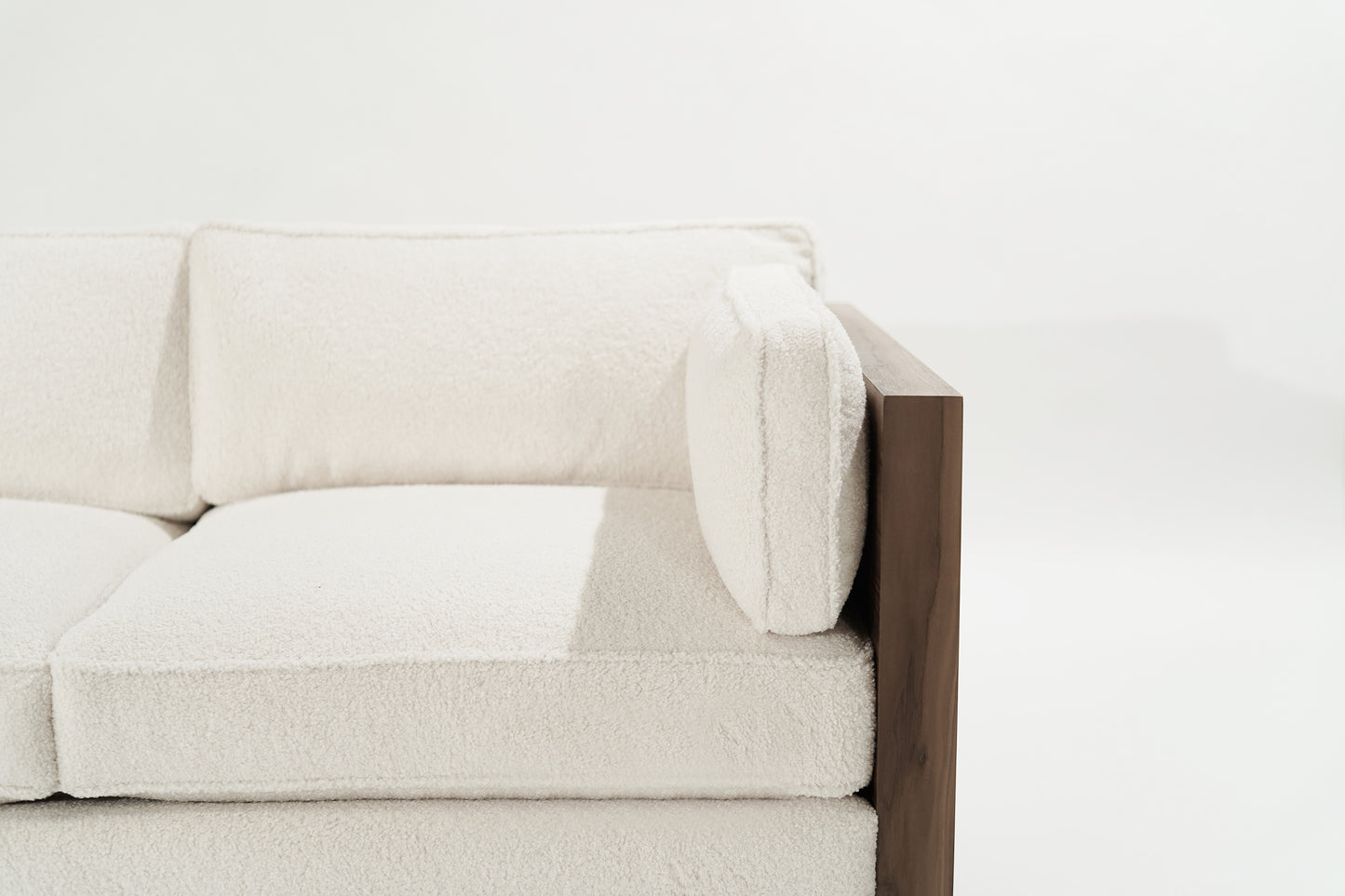 Walnut Case Loveseat by Metropolitan, 1950s