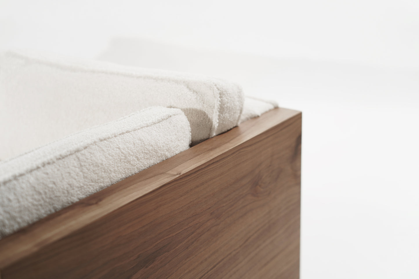 Walnut Case Loveseat by Metropolitan, 1950s