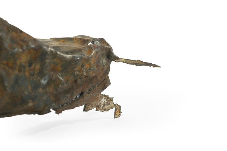 Handcrafted Iron Bull Sculpture, circa 1980s