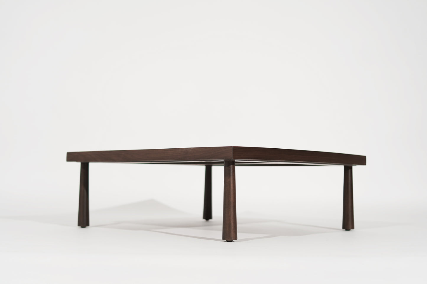 Walnut Coffee Table by T.H. Robsjohn-Gibbings, C. 1950