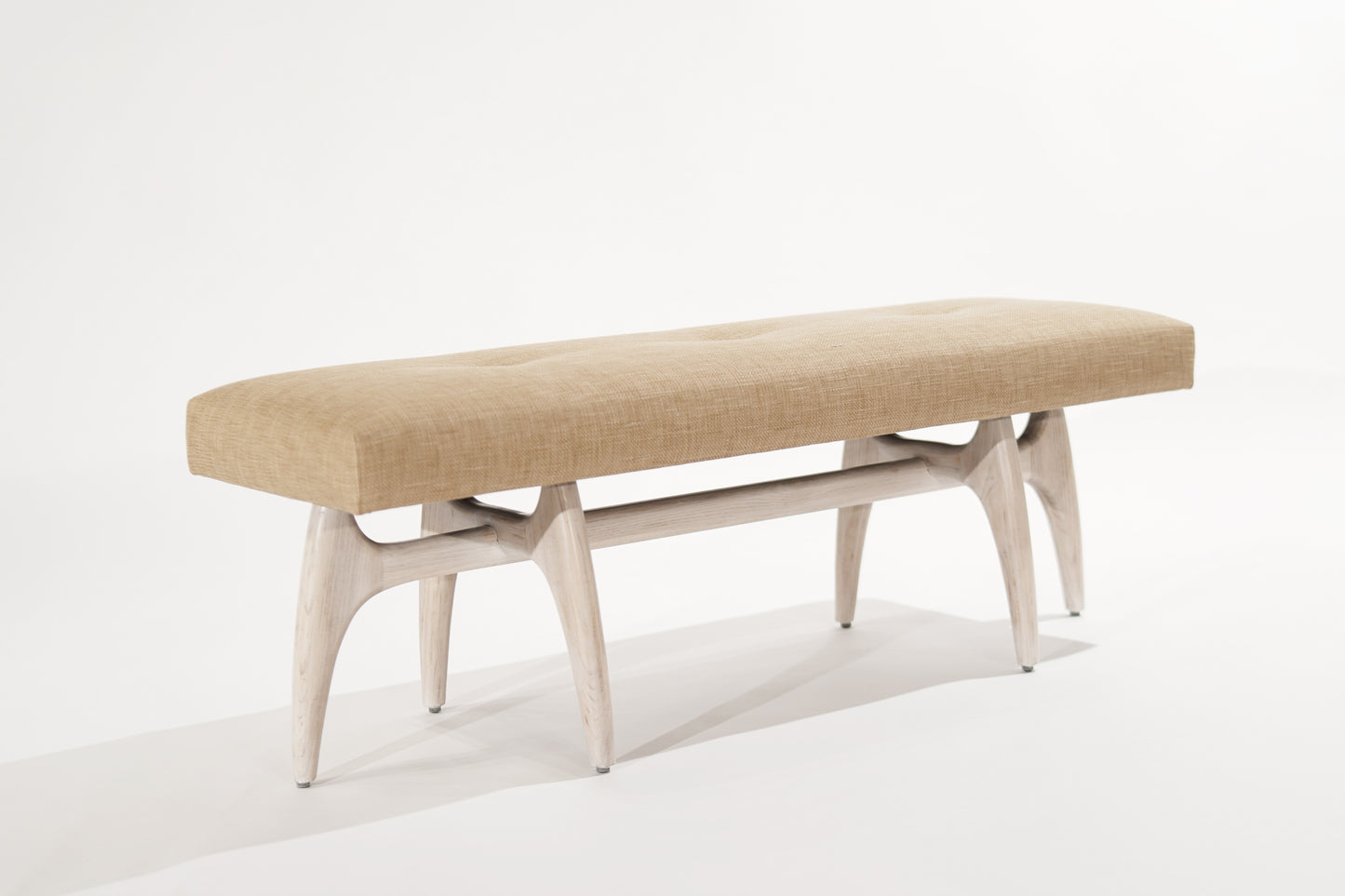 Odyssey Bench in White Oak