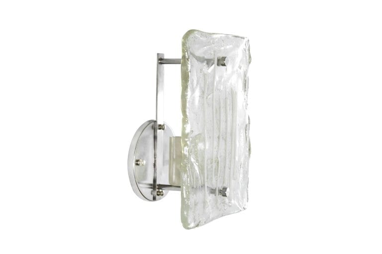 Murano Glass Ice Drip Sconces, Austria, 1960s