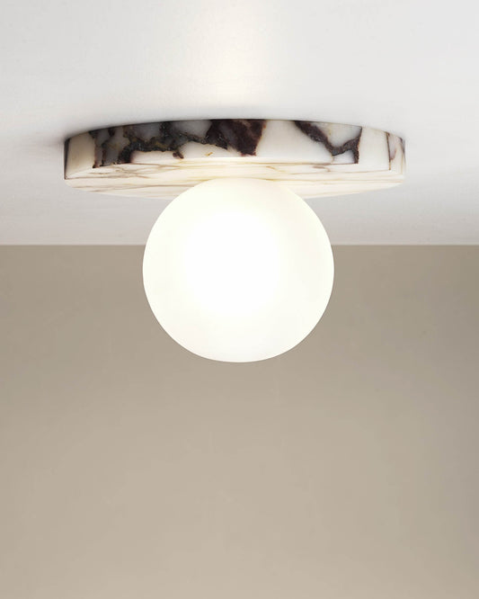 Lucie Flushmount (Calacatta Marble)