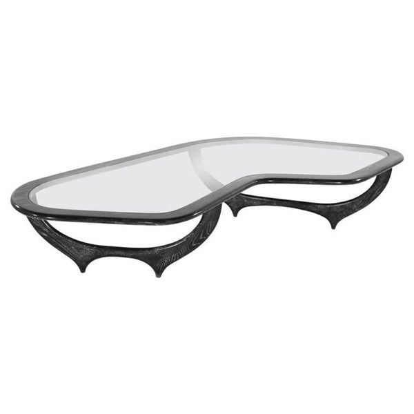 Contour Coffee Table in Black Ceruse