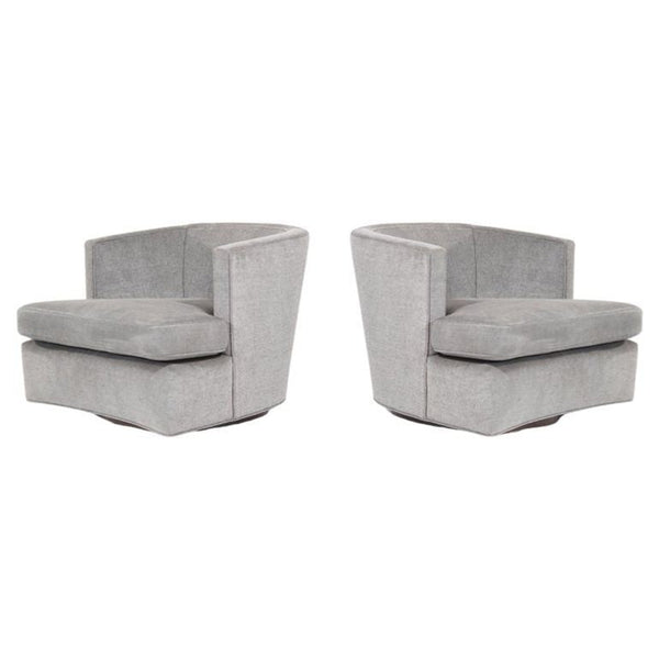 Set of Low-Profile Swivel Chairs by Harvey Probber, C. 1950s