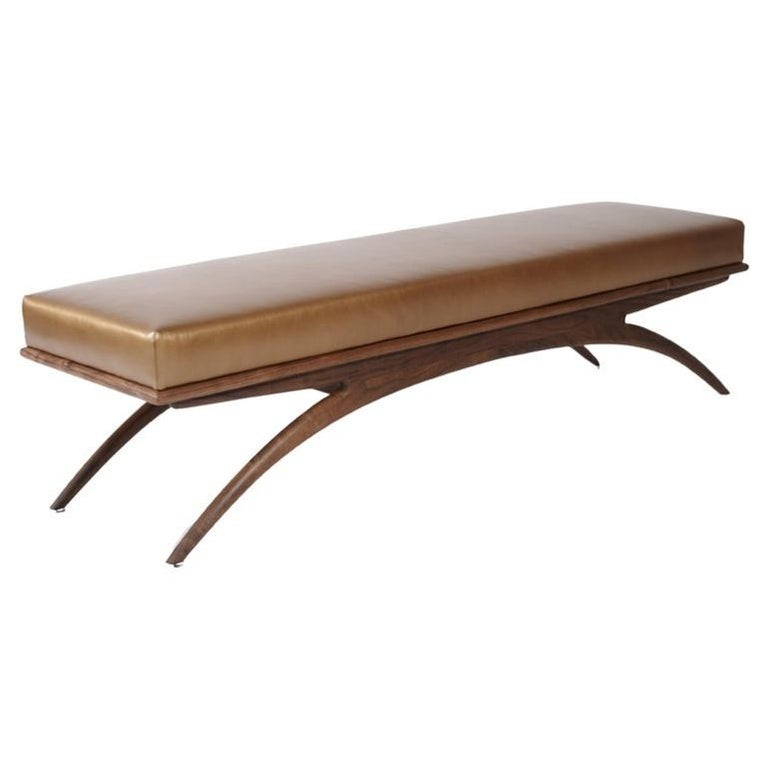Convex Bench Series 72 in Matte Natural Walnut