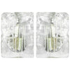 Murano Glass Ice Drip Sconces, Austria, 1960s