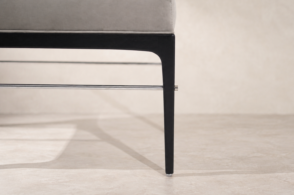 Ebonized Linear Bench — Floor Sample | Ready to Ship