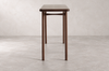 ICO Console Table — Dark Walnut Floor Sample | Ready to Ship