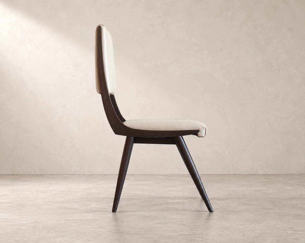 High-Back Parisiano Chair in Espresso Walnut — Floor Sample | Ready to Ship
