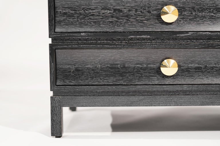 Stacked Nightstands in Black Ceruse