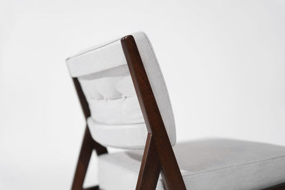 Rare Slipper Chairs by Jens Risom for Risom, Inc. C. 1950s